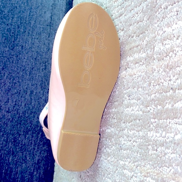 BeBe Girls Light Pink & Bling Ballet Like Sandals - Picture 5 of 6